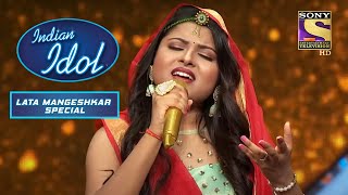 'Main Hoon Khushrang Henna' Par Arunita Ke Meethe Bol! | Indian Idol | Songs Of Lata Mangeshkar