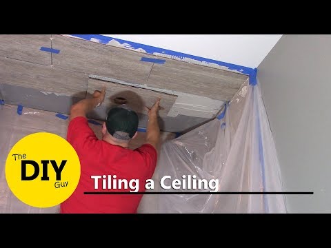 How to install tile in shower ceiling How to install tile in shower ceiling