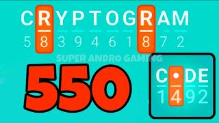 CRYPTOGRAM 550