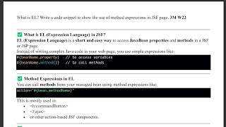 5.2 - EL (Expression Language) in JSF, Method Expressions in EL - AJP