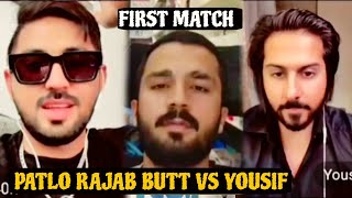 Mr patlo Rajab Family vs Yousif play first time together match full video | part 1 | #rajabfamily