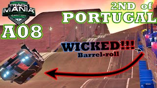 How I got 2nd of PORTUGAL on A08 (TrackMania 2 Canyon)