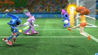 Mario and Sonic at The Rio 2016 Olympic Games #Football- MAX Difficulty #31- T.Yoshi vsT.Bowser.Jr