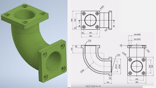 Inventor 2020 Tutorial #138 | 3D Model Basic Design