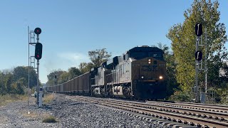 CSX ES44AH 809 w/ Nice K5H Leads E302-16 Coal Empties on 10/18/24