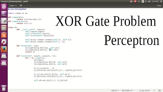 Multi Layer Perceptron - XOR Gate Problem
