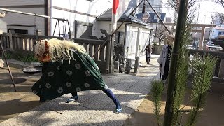 2019年1月6日 橋戸稲荷神社 奉納獅子舞