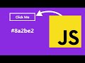 Unleashing Dynamic Visuals: Creating a Background Color Changer with JavaScript by #huxnwebdev