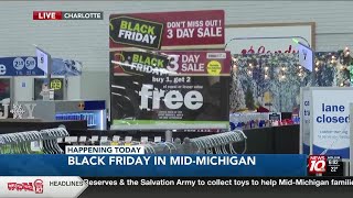 Black Friday shopping kicks off in Mid-Michigan