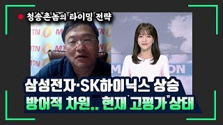 [청송촌놈] 삼성전자·SK하이닉스 상승, 방어적 차원…현재 고평가 상태