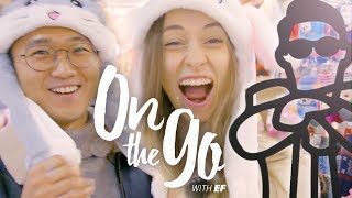 Maria and Chris go shopping in Gangnam, Seoul – On the go with EF #90