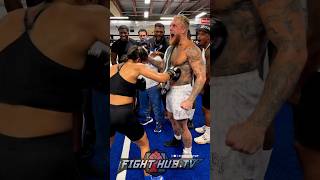 Jake Paul takes BEATING from Serrano in training; ready for Nate Diaz clash!