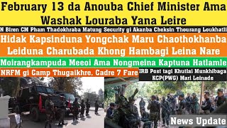 February 13 da Anouba Chief Minister Ama Washak Louraba Yana Leire