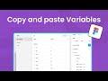 Copy and paste variables one project to another Figma | Expert Azi | Moving or copying variables