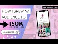 HOW I WENT FROM ZERO ➡️ 150K ON TIKTOK (without any extra work😬) #shorts // Grow on TikTok