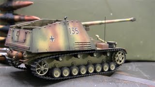 Vintage Bandai 1/48th scale Nashorn / Hornisse tank destroyer