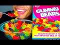 ASMR GUMMY BEARS CEREAL CANDY MUKBANG EATING SOUNDS JERRY CHEWY SWEETS