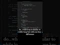 🧬 JavaScript 13c 🧬  while and do...while loop 🧬 #javascript #js #coding #omg #wtf