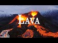 Lava & Volcano in 4K ULTRA HD - incredible geyser of lava | Relaxation Film With Calming Music