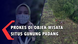 Prokes di Objek Wisata Situs Gunung Padang