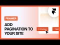 How to Add Pagination to Framer with Superfields (Tutorial)
