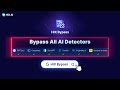 how to bypass gptzero ai detection u0026 get 100% human score hix bypass hixai hixbypass ai aitools