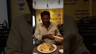 Prawns Manchurian Eating Challenge | 250 Rupees Boneless Chicken Biryani 🤤 #shorts #foodie #biryani