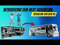 Introducing OUR NEXT ADVENTURE! Revealing our NEW RV! #keevs5adventures #motorcoach #newrv