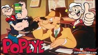 POPEYE THE SAILOR MAN: Private Eye Popeye (1954) (Remastered) (HD 1080p) | Jackson Beck, Jack Mercer