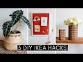 3 einfache DIY IKEA Hacks - Pflanzenkorb, RIBBA Pinnwand & Boho Vasen aus Untersetzern