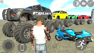 US Police Monster Trucks Pulsar Rs200 Motorbike Helicopter and Airplane Flying - Android Gameplay.