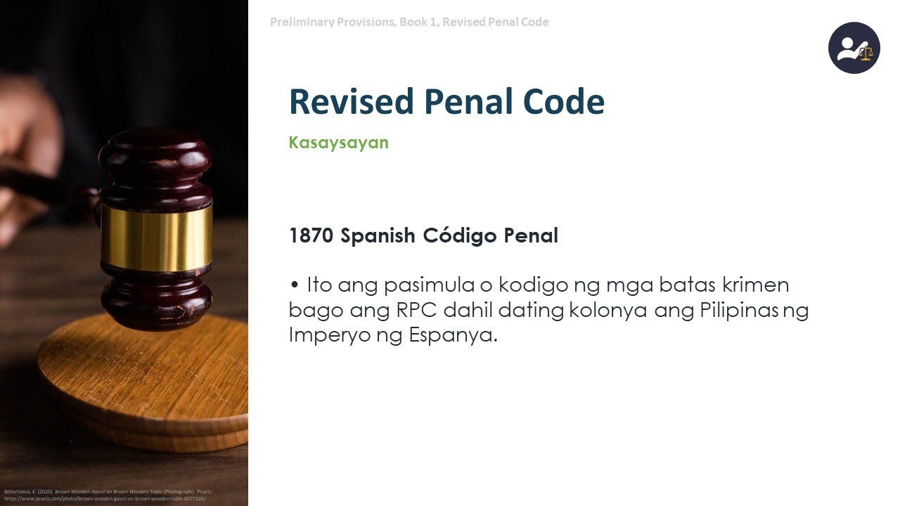 Revised Penal Code 1 | [Filipino Lesson] - YouTube