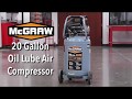 20 Gallon 135PSI Oil-Lubed McGraw Air Compressor