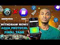 Withdraw Aqua Protocol Now!! Completing Nomis task step by step For Aquaxp