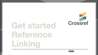 Getting started with Reference Linking