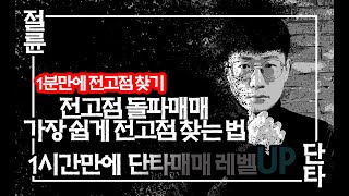 전고점돌파매매에서 전고점을 가장 빠르고 쉽게 찾는 돌파매매 핵심! 그 방법을 알려 드립니다.