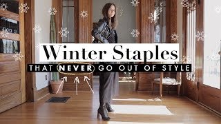 9 Winter Staples That FOREVER Will Be In Style - Investment-worthy