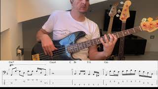 Lezione basso 35 - John Deacon (Queen) - Who Wants to Live Forever, Live (Tab, Transcription)