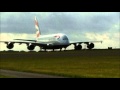 British Airways A380 Super Aircraft Lands In Cardiff Airport