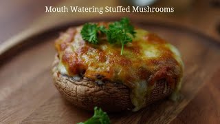 Gefüllte Champignons | How To Make Stuffed Mushrooms |Mouth Watering Mushroom Recipe