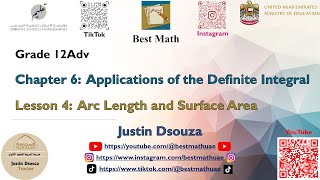 Arc Length and Surface Area | Applications of Integrals |