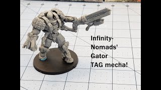 Infinity- The Gator, the Nomads' latest stompy TAG mech!