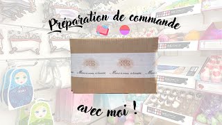 Préparation de commande de ma boutique en ligne