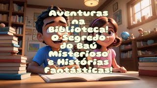 Aventuras na Biblioteca! O Segredo do Baú Misterioso e Histórias Fantásticas! 🎉