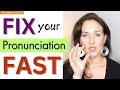 How to improve your English pronunciation fast | Common mistakes