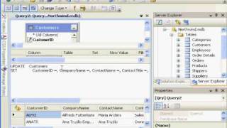 Visual Studio 2008: Data Connection Queries