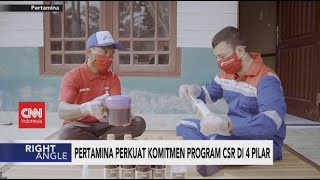 Pertamina Perkuat Komitmen Program CSR di 4 Pilar