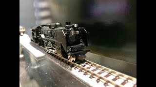 鴨居の上のレイアウト　D51 ② N scale　　Model railroad