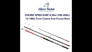 COLMIC SPIKE SURF 4.50m (100-200g) 12-18Kg Toray Carbon Surf Fishing Rods