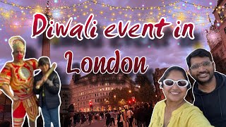 Diwali Event in London at Trafalgar Square 😍|| Baahu in picadilly circus 🤪|| #centrallondon ❤️